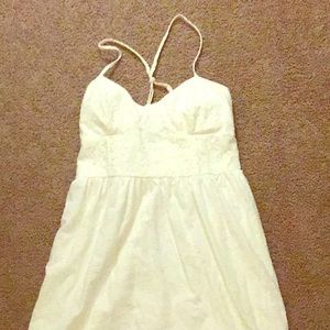 Off white dress with lace
